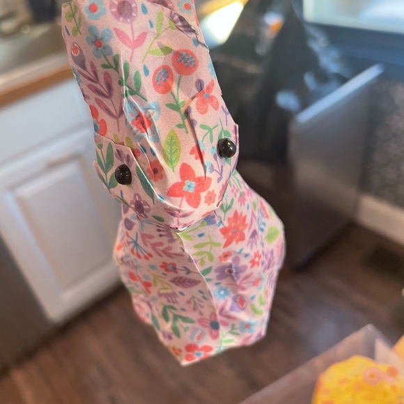 Set of 3 paper  mache’ bunnies - Picture 2 of 7